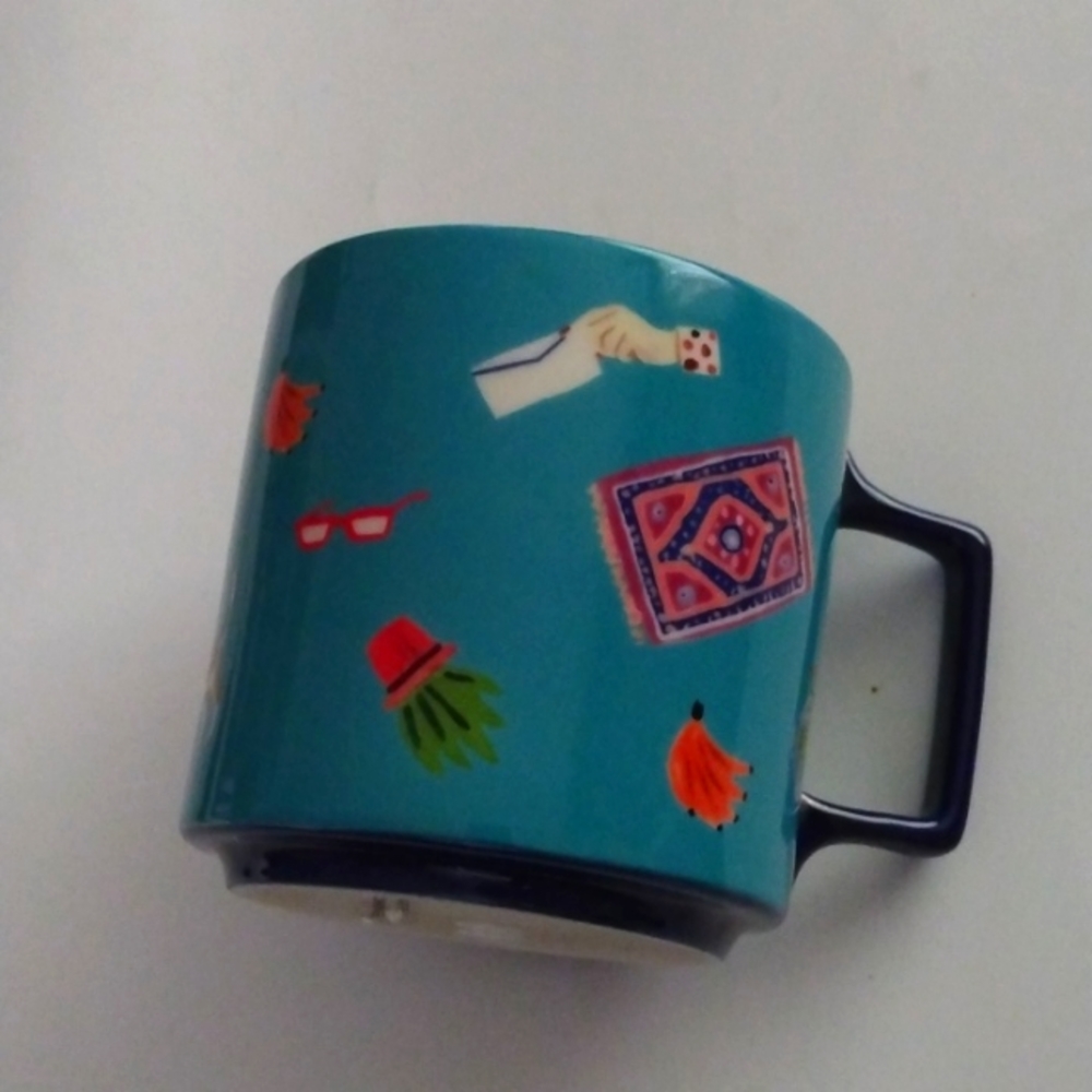 NEW Anthropologie Colorful Summer Mug